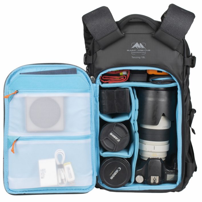 Summit Creative Small Camera Backpack Tenzing 18L (Black) | Summit Creative Australia 10