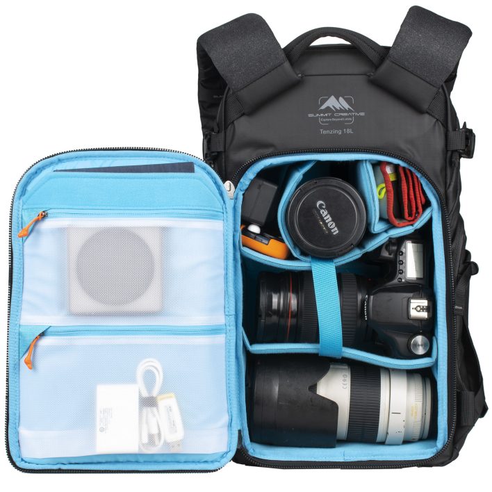 Summit Creative Small Camera Backpack Tenzing 18L (Black) | Summit Creative Australia 8