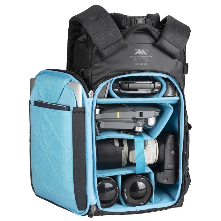 Summit Creative Medium Rolltop Camera Backpack Tenzing 30L (Black) | Summit Creative Australia 8