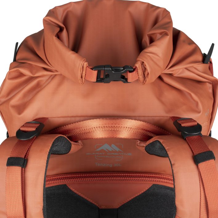 Summit Creative Medium Rolltop Camera Backpack Tenzing 30L (Orange) | Summit Creative Australia 41