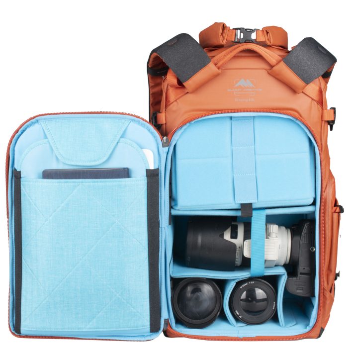 Summit Creative Large Rolltop Camera Backpack Tenzing 40L (Orange) | Summit Creative Australia 22