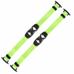 Summit Creative Front Accessories Buckle Strap for Tenzing Series Bags - Set of 2 (Fluorescent Green)