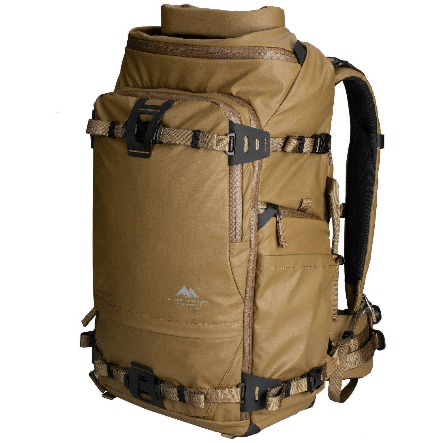Summit Creative XLarge Rolltop Camera Backpack Tenzing 50L (Champagne ...