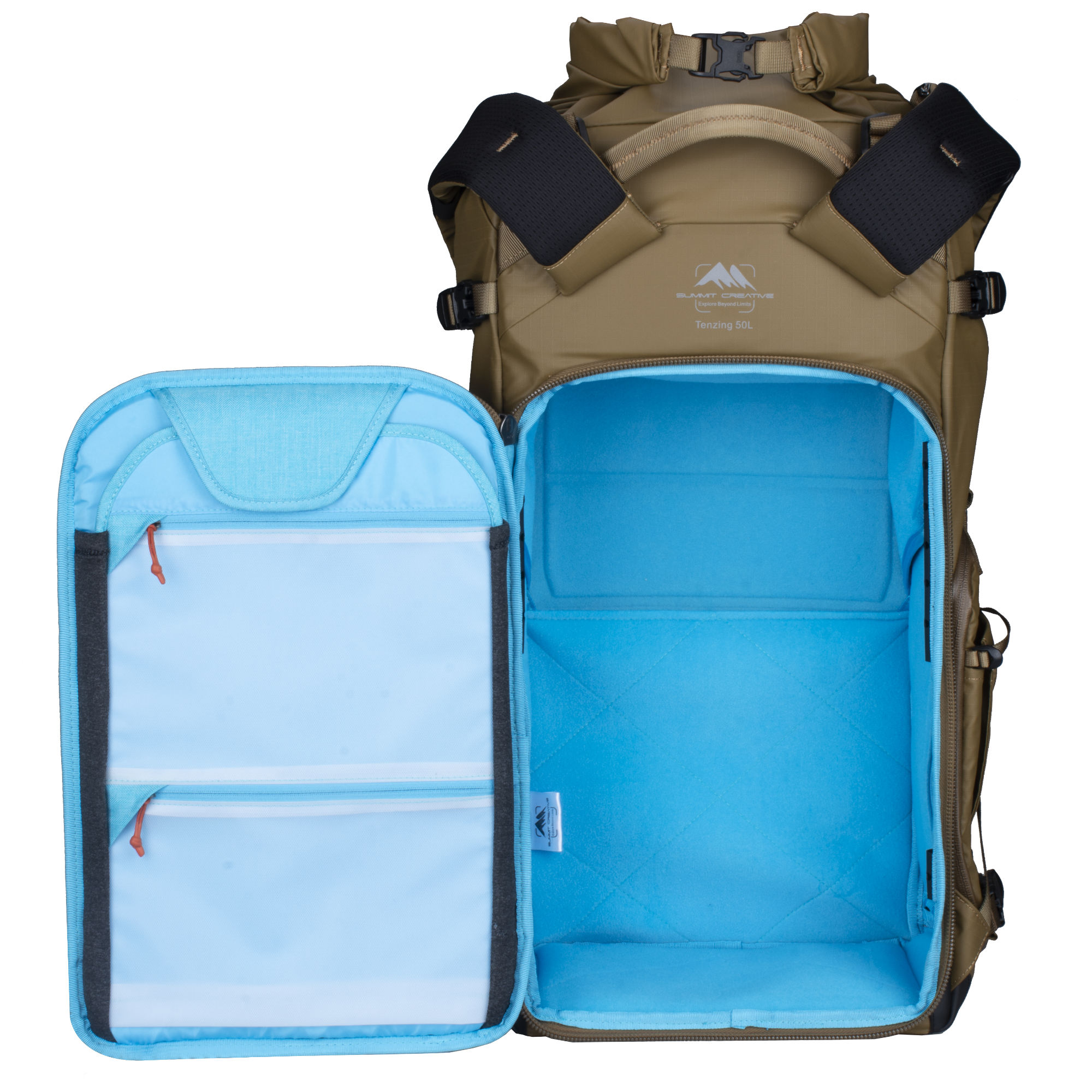 Summit Creative XLarge Rolltop Camera Backpack Tenzing 50L (Champagne) | Summit Creative Australia 18 Summit Creative XLarge Rolltop Camera Backpack Tenzing 50L (Champagne) | Summit Creative Australia 18